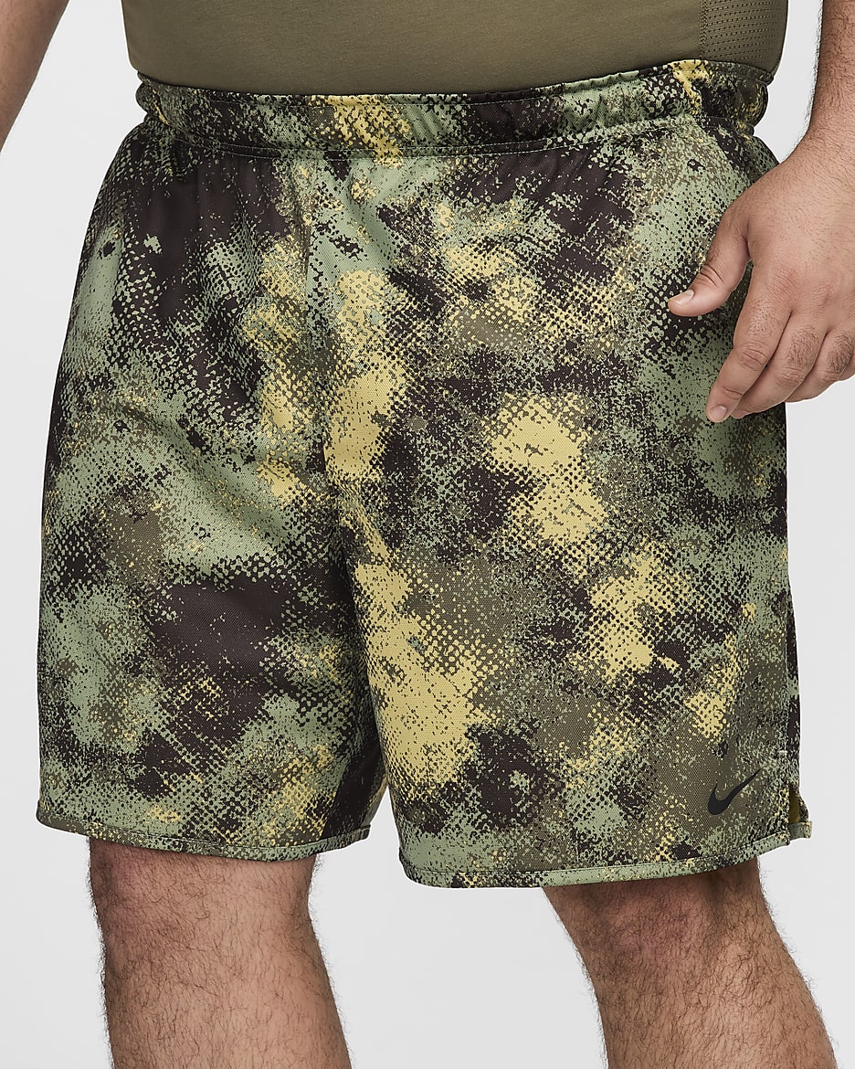 Nike Totality Camo Men s 7 Dri FIT Unlined Fitness Shorts. Nike